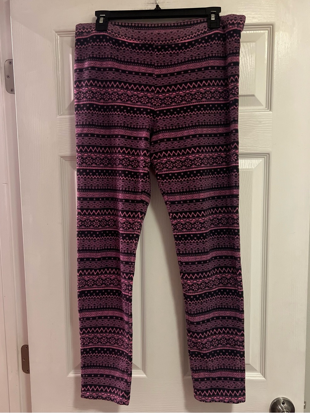 Old Navy Pink/Black Lounge Pants- Size Large